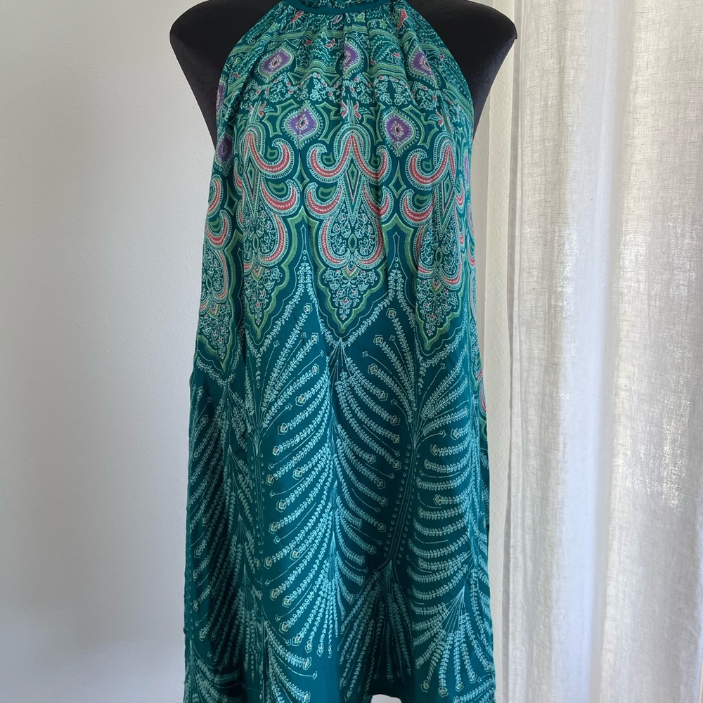 O’Neill Green Paisley Sun Dress
